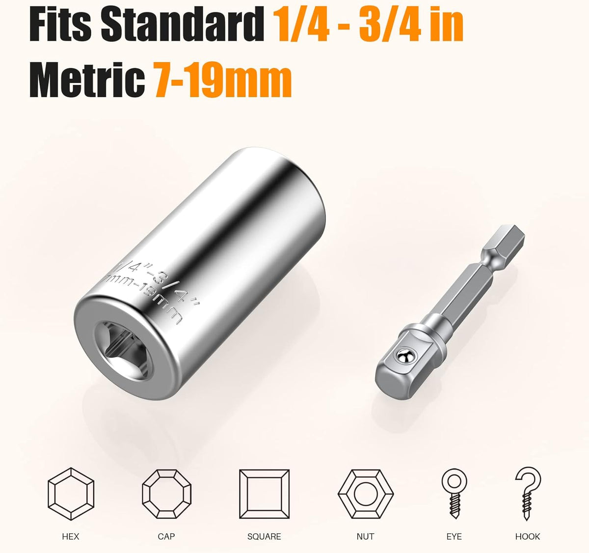 Gifts for Christmas Stocking Stuffers for Men,Super Universal Socket Tools